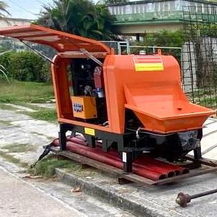 Bomba de hormigón* con motor diésel de 40 kW*, 100 m de largo x 40 m de alto*, nuevo modelo de importación (disponible d - Img 108611971