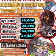 Compra de oro en cualquier condición por concepto de gramaje - Img 54528672