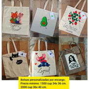 Confección de bolsos de lienzo personalizados. - Img 51837101