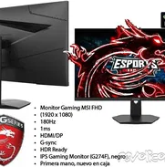 Monitor Gaming MSI 27" 180 Hz Rapid IPS, Gsyng, FHD, 1ms, 10 bits - Img 46627149