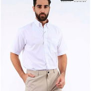 Camisas blancas mangas cortas de hombre. - Img 55942976