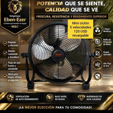 Ventiladores recargables - 2/7