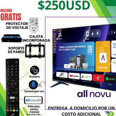 Televisores con cajita, soporte para la pared y regulador de voltaje incluidos y Bocinas pequeñas al mejor precio - Img 122855981