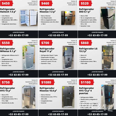 Neveras refrigeradores lavadores y aires nuevos - 3/4