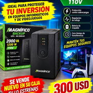 ESENCIAL UPS 2000 VA 1200 W BACKUP NUEVO EN SU CAJA MÁS 2 BATERÍAS DE 12V 9AH - Img 58009837