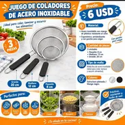 Coladores de Acero Inoxidable. - Img 57852672