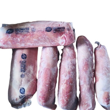 Solomillo de cerdo importado natural, peso aproximado3 libras.Corte de cerdo ( pierna) con adobo, sin hueso, ni grasa, - 4/5