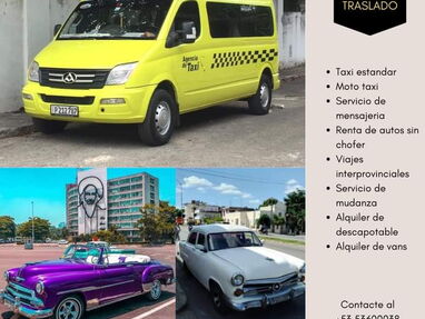 Taxis en La Habana, Servicios de autos. Camiones de mudanzas, carros clásicos - Img main-image
