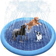 Piscina o Alfombrilla de chapoteo refrescante para perros, diversión acuática segura y cómoda. - Img 56846213