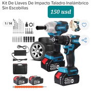 Kit de herramientas inalambrico 2 en 1 (Taladro y Atornilladora) - Img 55886256