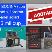 Radio con linterna y panel solar - Img 57034665