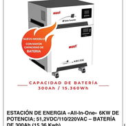 Sistema solar dos en uno must inversor con batería - Img 57504736