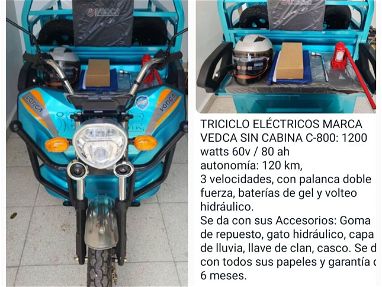 Se vende triciclo Veda con papeles 0km!! - Img main-image-46172687