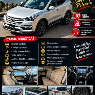 HYUNDAY SANTA FE* GRIS🩶 - 2/2