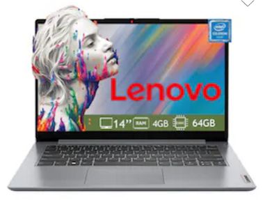 Laptop Lenovo nueva,n4020 , 4 de ram , 64 de disco ,con garantía - Img main-image