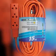 Extensión Eléctrica 15 metros, 3 tomas 110V y 220V (15 USD) - Img 57135614