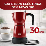 Color Rojo ❤️ 6 Tazas / Cafetera Eléctrica de 6 Tazas - Img 55594335