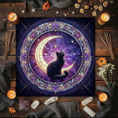 Pañuelos/ Manteles y bolsitas de diferente temáticas ideal para el tarot - Img 119940979