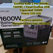 Ecoflow River 2 Pro + Panel Solar Ecoflow de 45W plegable - Img 55061135