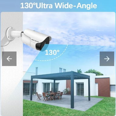 Kit de 6 cámaras ip 5mpx audio bidireccional - 6/8
