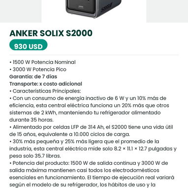 Batería y Estaciones de Energía - 8/10