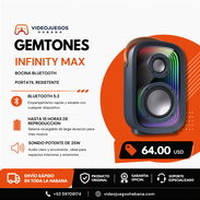 Gemtones Infinity Max Bocina Bluetooth | Speaker Portátil 25W en La Habana - Img 55057161