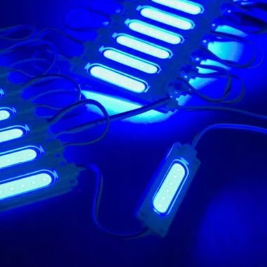 CÁPSULA LED COLOR AZUL DE ALTA INTENSIDAD . 12 V - 3/4