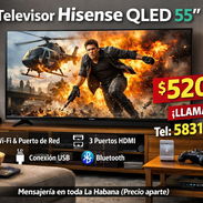 520USD Transforma tu sala con el Televisor Hisense QD6 Colores vibrantes, definición extrema, imagen envolvente. - Img 50762691