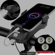 Porta celular, powerbank, claxon y linterna. - Img 55834202
