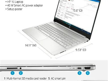 Laptop HP 15.6", Intel Core i3-1115G4, 8GB RAM, 256GB SSD  NEW!!!!!!!!!!! Whatsapp al 52435346 - Img 65397923