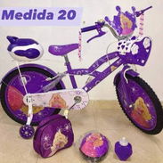 *Disponible nuevamente en este color*  *Bicicletas medida 20 de hembra con accesorios. Color morado   precio  $110 USD - Img 56187771