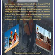 Mipyme Constructora Fortaleza bridamos servicios de construcción en toda Cuba. - Img 52106748