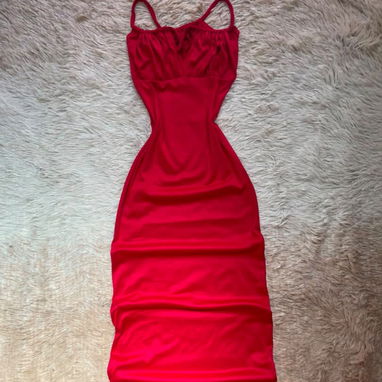 Vestidos de tirantes rizado en los senos (*IMPORTADOS*🇻🇪) - 3/7