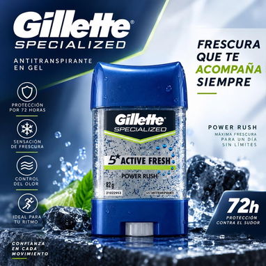 Gillette Desodorante en gel 82 g - 7/7