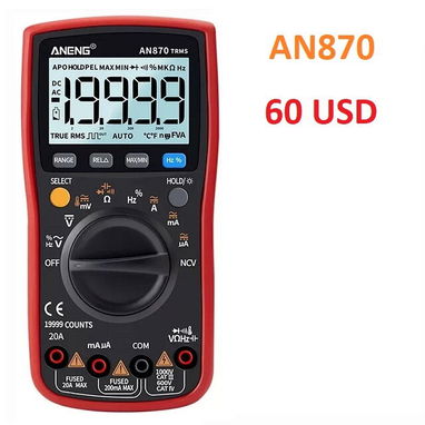 J133 Vendo multimetos y jucones o pinzas amperimétricas, varios modelos, marcas Aneng - Img 126043788