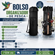BOLSO DE PESCA. BOLSA PARA CAÑAS DE PESCAR - Img 56404787