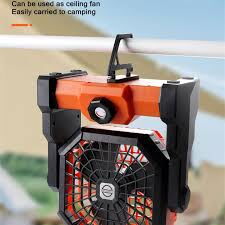 🌬️💡 VENTILADOR PORTÁTIL RECARGABLE CON LUZ LED La solución real para el calor, los apagones y los mosquitos 😓🦟 - Img 116989193