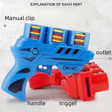 Pistola Lanzadora de Discos de Espuma para Niños - 5/5