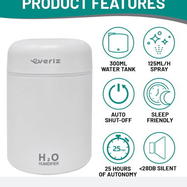 Humidificador Ultrasónico H2O - EVERIZ - 4/6