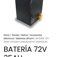 Mishozuki 35 amp batería de litio con cargador nuevo en caja , 56577976 WhatsApp - Img 45310075