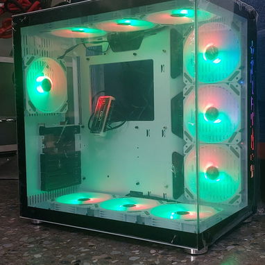 Chasis GYM GM1 tipo pecera con sus 10 fanes argb y controladora nuevo en caja-200usd - Img 117521782