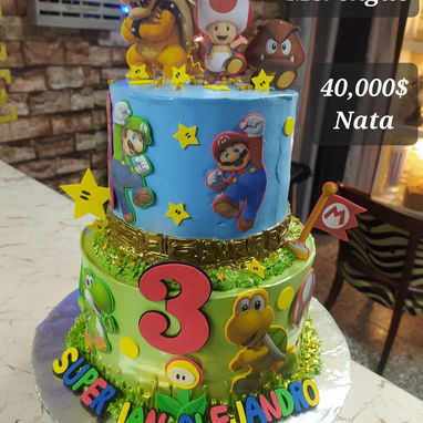 Cake personalizados varias medidas tamaños y precios, además de buffett, ensalada fría, croquetas y dulces finos - Img 127964340