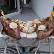 Cerdo asado para actividades y cenas en familia o con amigos con - Img 45437952