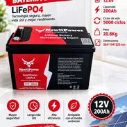 BATERÍA DE LITIO NEWTIPOWER LiFePO4 12V 200Ah 🔋 - Img 57376011