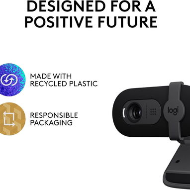 🎥💻 WEBCAM LOGITECH BRIO 101 FULL HD 1080P MICRÓFONO PRIVACIDAD ENVÍO DISPONIBLE + GARANTÍA - Img 118793085