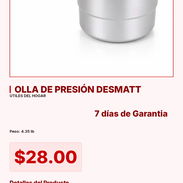 OLLA DE PRESIÓN DESMATT - Img 57152803
