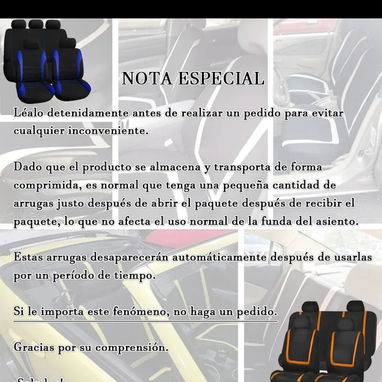 Forro de asiento para auto universal - Img 116903392