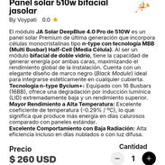 Panel solar 510W bifacial - Img 56946280