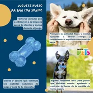 Hueso Azul Engomado Juguete para Perro - Img 57637895