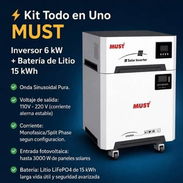 Inversor todo en uno must 6 con 15 de respaldo en batería - Img 58193239